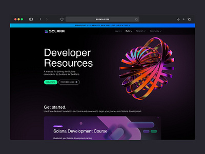 Innovative Web Design for Solana Crypto Ecosystem 3d crypto crypto coin crypto currency design desktop design element full landing page futuristic gradient graphics landing page macos modern design product design solana uiux web 3 web design website