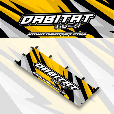 Dabitat Nobori Flag cars dabitat design drift drifting flag japanese jdm lzmfg mockup nobori vector