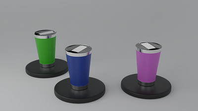 3D modeling of thermal cups. 3d 3d modeling blender cup design modeling cups thermal cups