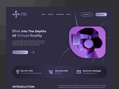 VR Landing page black black theme design foryou top 10 ui uiux ux viral vr app vr design vr page vr site vr vr vr vr vr vr web vr websitr web website