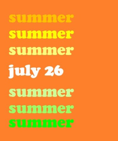July 26 branding design graphics illustration impressionism paintings summer images
