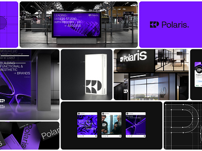Polaris® Brand Identity brand brand design brand identity branding brandmark design futuristic identity design logo logo design logomark mark symbol type typographic visual identity