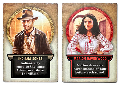 Indiana Jones and the Sands of Adventure board game cards game illustration indiana jones indy
