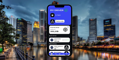 MY DRIVER figma ui ux