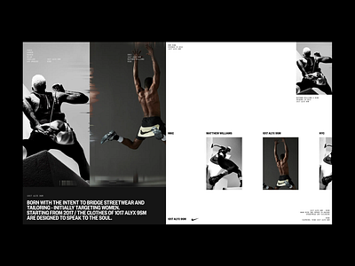 Nike - 1017 ALYX 9SM (visual concept) branding design digital digital design typography ui uidesign visual design