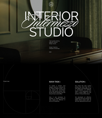 Check this "Interior Studio UI", Did you Like it? branding design graphic design logo motion graphics studio ui ui ux