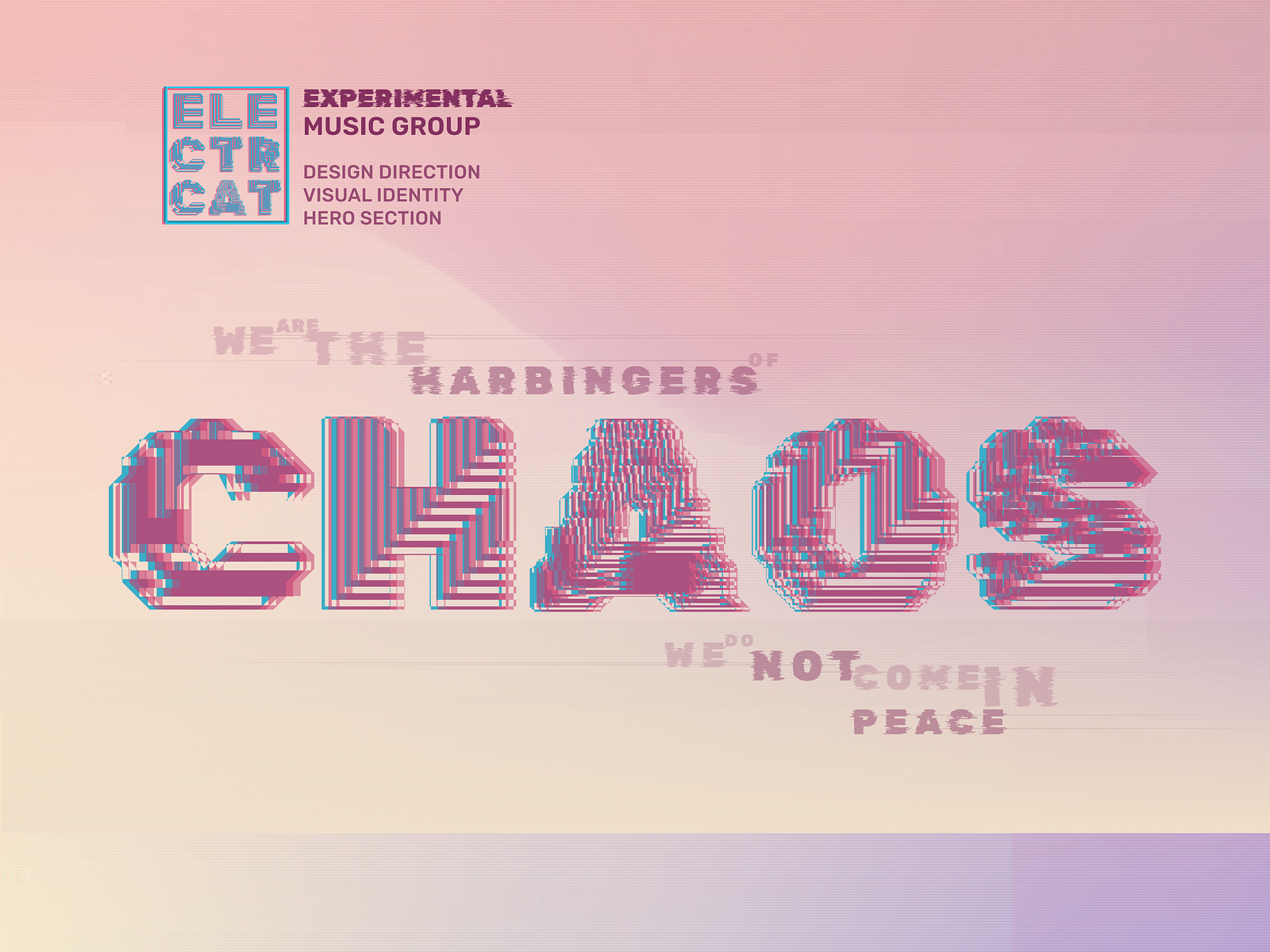 CHAOS | Design Direction | Visual Identity by Ena Barbu on Dribbble