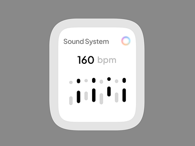 Apple Watch / Sound System UI applewatch design digitalproducts productdesign products ui userinterface watch