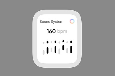 Apple Watch / Sound System UI applewatch design digitalproducts productdesign products ui userinterface watch