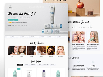 Four Seasons - Web Design Concept conversion ecommerce landing page ui uidesign web design