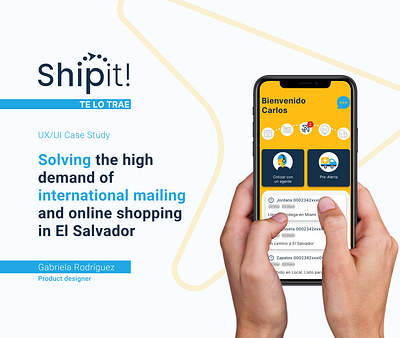 Courier App - International shipping | UX/UI Case Study case study graphic design mailing app mobile app shipping app ui ux design