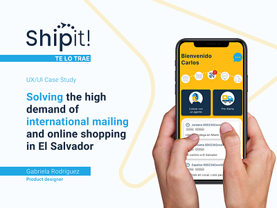 Courier App - International shipping | UX/UI Case Study case study graphic design mailing app mobile app shipping app ui ux design