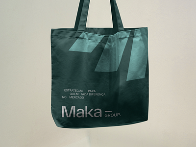 Tote Bag - Maka Group Visual Identity brand brand design branding design graphic design logo logotype mockup tote bag visual identity