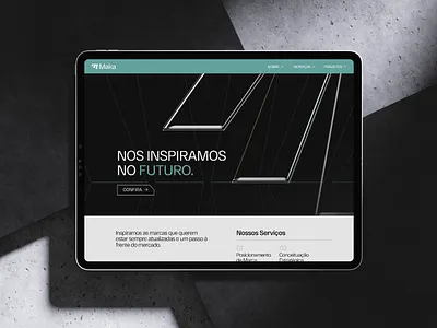 Website Design - Maka Group UX/UI brand brand design branding design logo logotype site ui ux visual identity web website