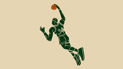 #21 – Giannis Antetokounmpo Study basketball bucks giannis green illustration milwaukee nba