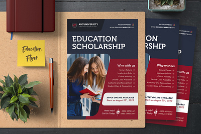 Education Flyer academic design education flyer flyer design graphic design print design print template