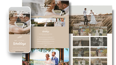 Wedding Venue Website Design / Wix