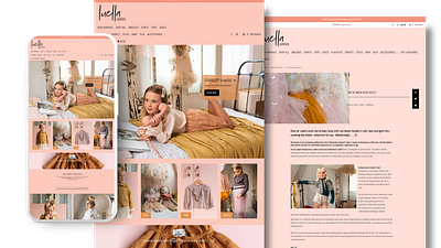 Children's Clothing Website Design / Shopify