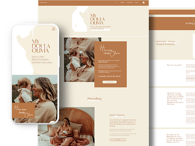 Birth Doula Website Design / Wix