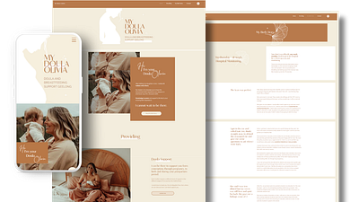 Birth Doula Website Design / Wix