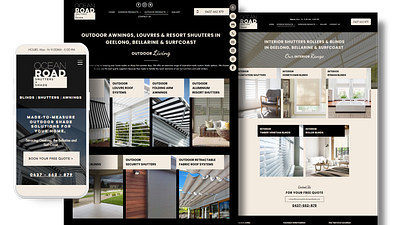 Window Furnishings Website Design + Branding / Wix