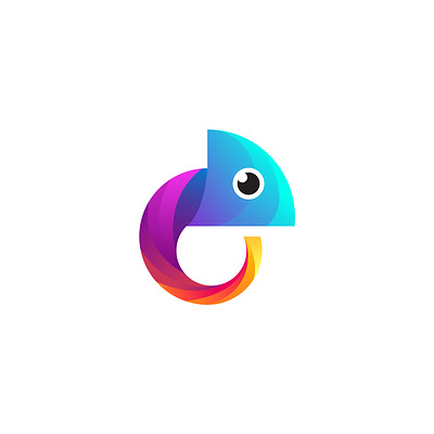 Chameleon Logo animal brand identity branding chameleon design icon identity logo