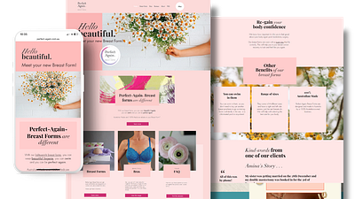 Breast Form Consultant Website Design / Wix