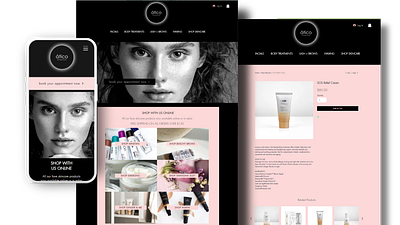 Beauty Therapy Website Design / Wix