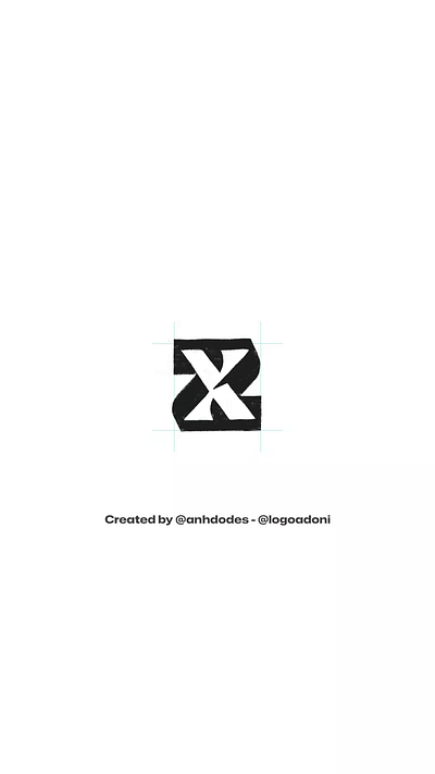 modern XZ ZX monogram ready-made logo for sale anhdodes branding design illustration logo logo design logo designer logodesign minimalist logo minimalist logo design