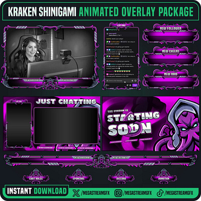 Kraken Grim Reaper Overlay Pack cracken graphic