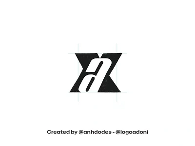 modern XA AX monogram typography ready-made logo for sale anhdodes branding design illustration logo logo design logo designer logodesign minimalist logo minimalist logo design