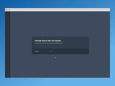 Search Interaction Animation animation interaction design prototype search ui design ux design