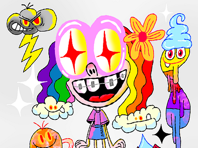 Iris alexander blue character characterdesign