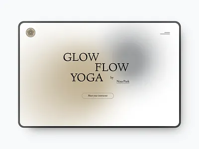 ✨ Revamping Serenity: A Yoga Website Redesign ✨ appdesign logo ui