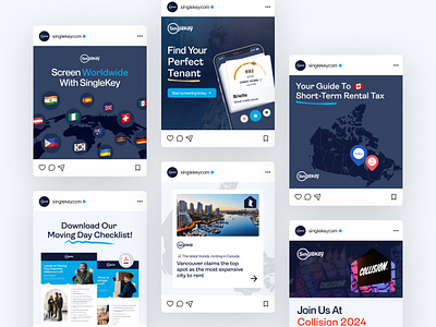 SingleKey Website & Marketing Collateral Designs banners brochures marketing design social media website design