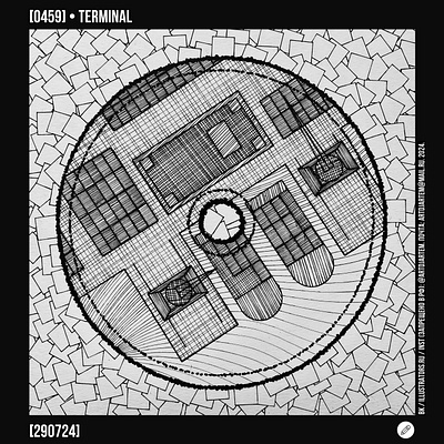 B&W Album (2/2): “Terminal”, “Allergy”, “Resonance”, “Odium” design graphic design illustration арт картина картинка художник