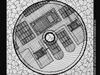 B&W Album (2/2): “Terminal”, “Allergy”, “Resonance”, “Odium” design graphic design illustration арт картина картинка художник