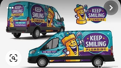 Van wrap design 3d animation branding graphic design logo motion graphics