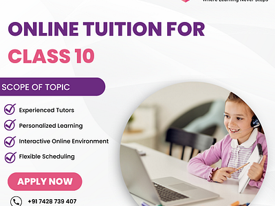 Top Online Tuition for Class 10: Expert Help for Success academicsuccess class10tuition exampreparation experttutors flexiblescheduling interactivelessons onlinelearning studysmart