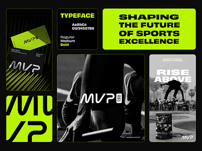 MVP Agency - Logo proposal green logo logodesign logotype sport sport brand