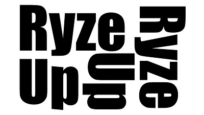Ryze Up Gymwear activewear aesthetics activewear design athletic branding athletic design dynamic design fitness graphics fitness identity fitness logo gymwear branding gymwear concepts gymwear identity performance branding performance visuals sporty imagery strength graphics strength visuals training apparel design training identity workout style workout visuals