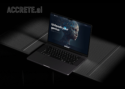 Accrete - Landing Page design figma homepage landingpage ui uiux website
