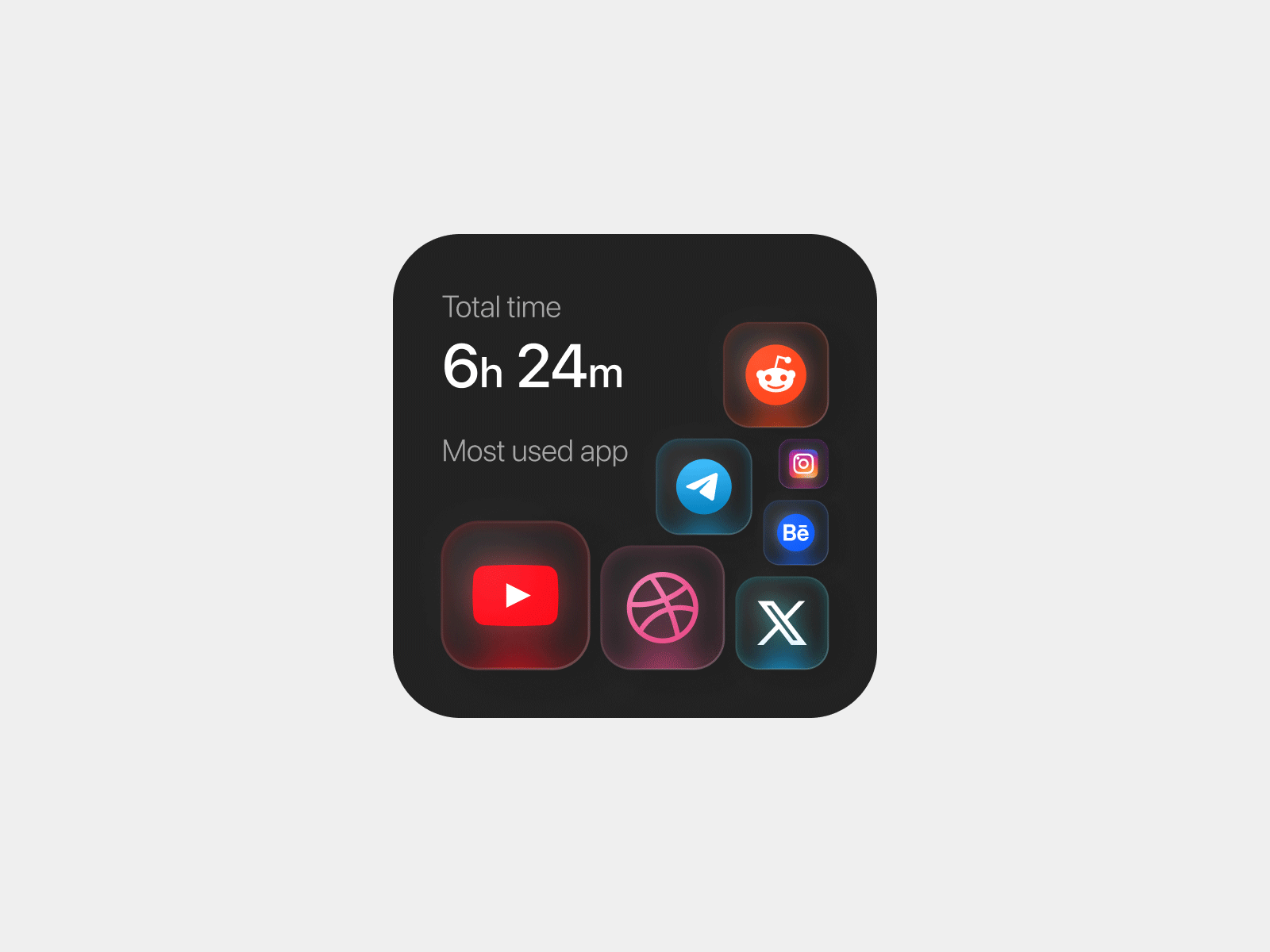 Screen Time Widget app apps screentime ui ux widget