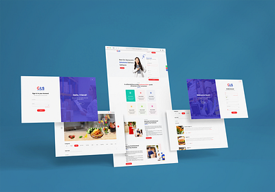 CLS-Logistic | Webiste cls figma landingpage login ui website