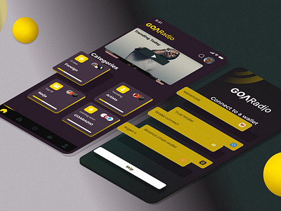 Monetize Your Listenings 3d branding logo ui