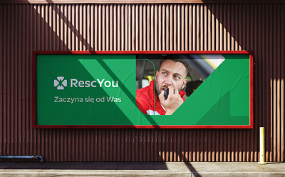 RescYou brand branding green help logo medical rescue rescyou