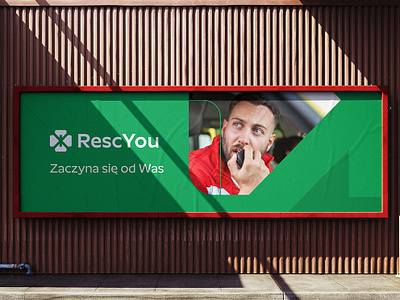 RescYou brand branding green help logo medical rescue rescyou