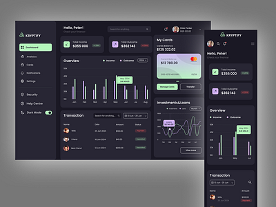 Financial CRM branding crm crypto finance