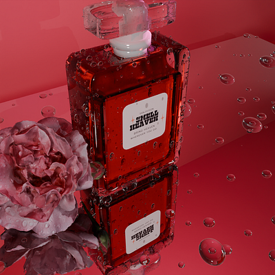 Perfume Product Commercial 3d branding graphic design