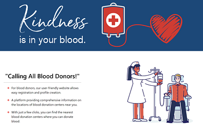 Blood Donation System 3d animation artwork branding components design designing figma freelance front end graphic design high quality illustration logo motion graphics react ui uiux wireframing